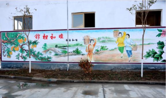 盐津乡镇文化墙 乡风文明焕发新活力