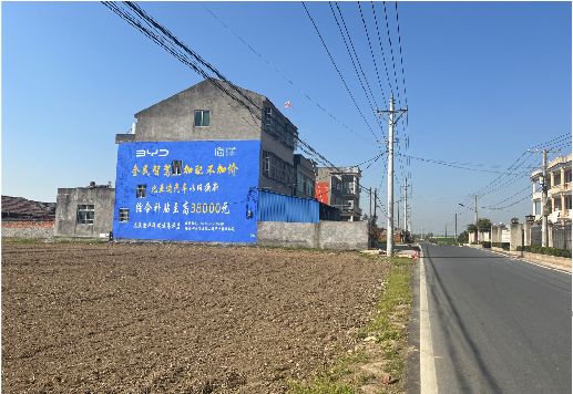 盐津墙体广告用的是什么漆？