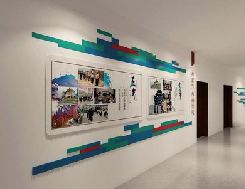 盐津企业文化墙用什么材料好？