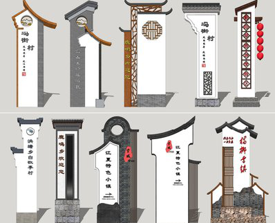 盐津美丽乡村标识标牌有哪些分类？