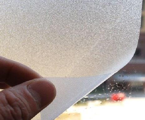 盐津玻璃门外面粘广告用什么材料好？